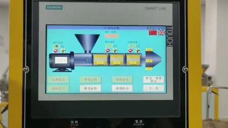 Máquina de extrusão de plástico fundido e filme estirável de laboratório com função de extrusora única e calandra