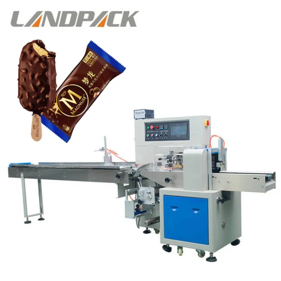 Landpack Lp-350b Biscoitos Pequenos Biscoitos Wafer Biscoitos Embalagem Máquina de embalagem