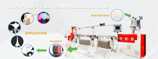 Máquina para fazer filamentos PETG Impressora 3D Máquina para fazer filamentos Peek Filament Extrusion Line